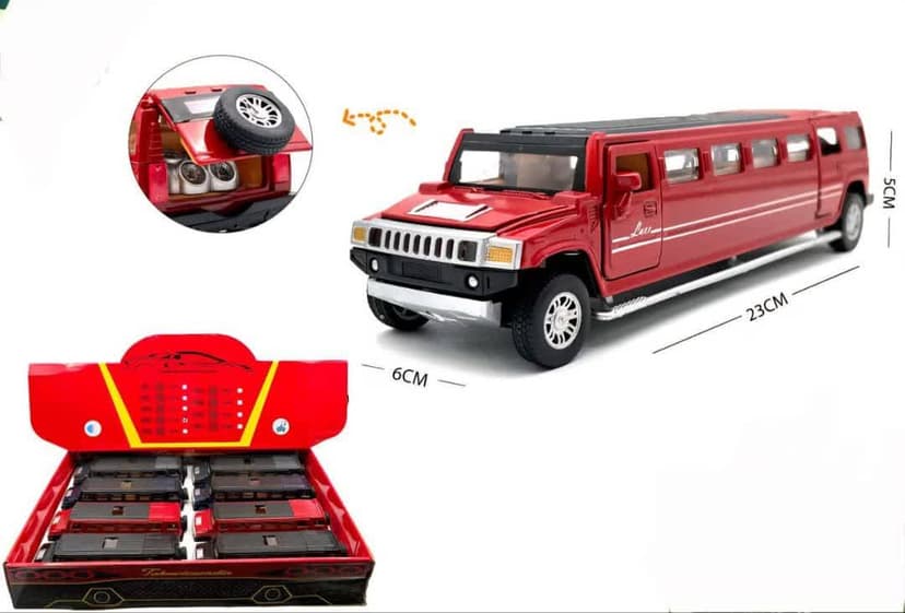 ماشین فلزی بزرگ لیموزین هامر طاها - یزد موبایل