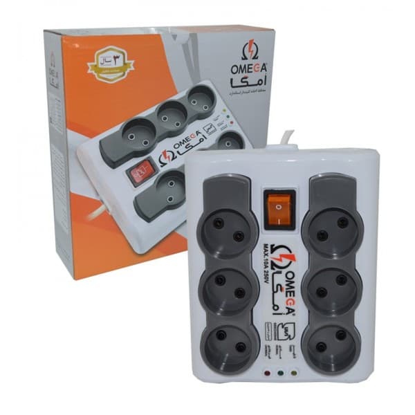 محافظ ولتاژ امگا مدل P6000 طول 3 متر - یزد موبایل