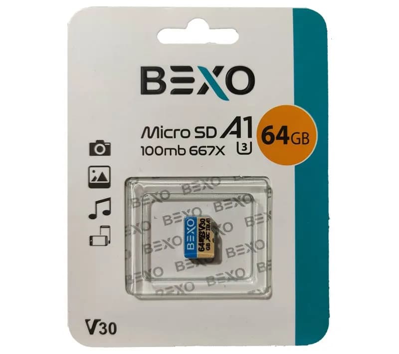 کارت حافظه MicroSDHC بکسو UHS-I U3 A1 سرعت 100MBps ظرفیت 64 گیگابایت - تصویر 1