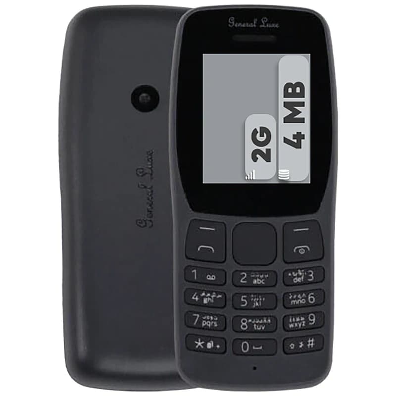 گوشی جنرال لوکس 110 رجیسترشده دو سیم‌کارت 4 مگابایت - تصویر 1