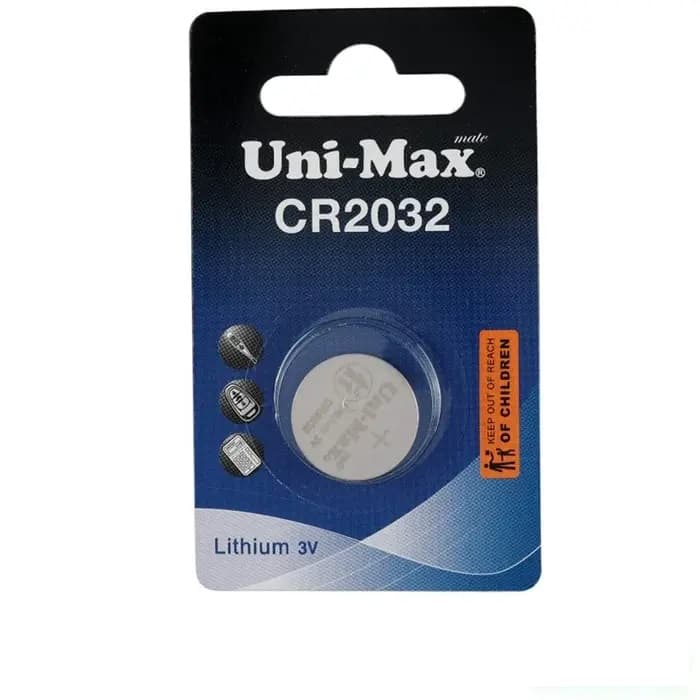 باتری سکه ای یونی مکس مدل CR2032 بسته یک عددی - تصویر 1