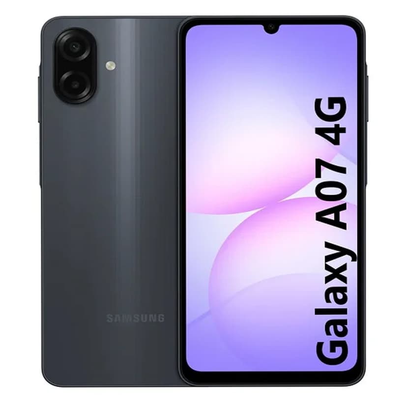 گوشی موبایل سامسونگ مدل Galaxy A07 دو سیم کارت ظرفیت 128 گیگابایت و رم 6 گیگابایت به همراه شارژر. مشکی - یزد موبایل