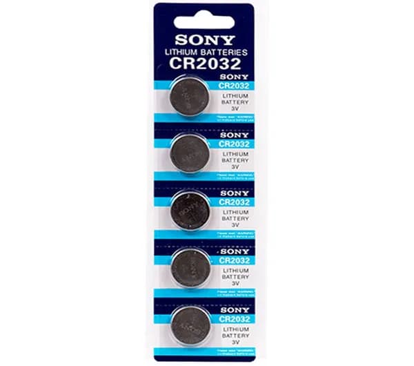 باتری سکه ای سونی مدل CR2032 بسته 5 عددی - یزد موبایل